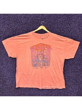 Grateful Dead Big Bertha Flower Crown Distressed T-Shirt Size XXL